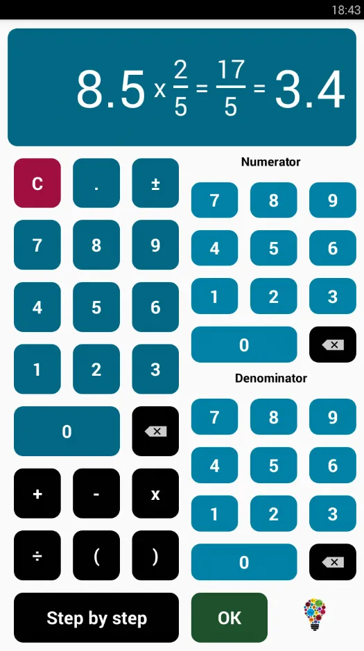 Fraction Calculator | Indus Appstore | Screenshot