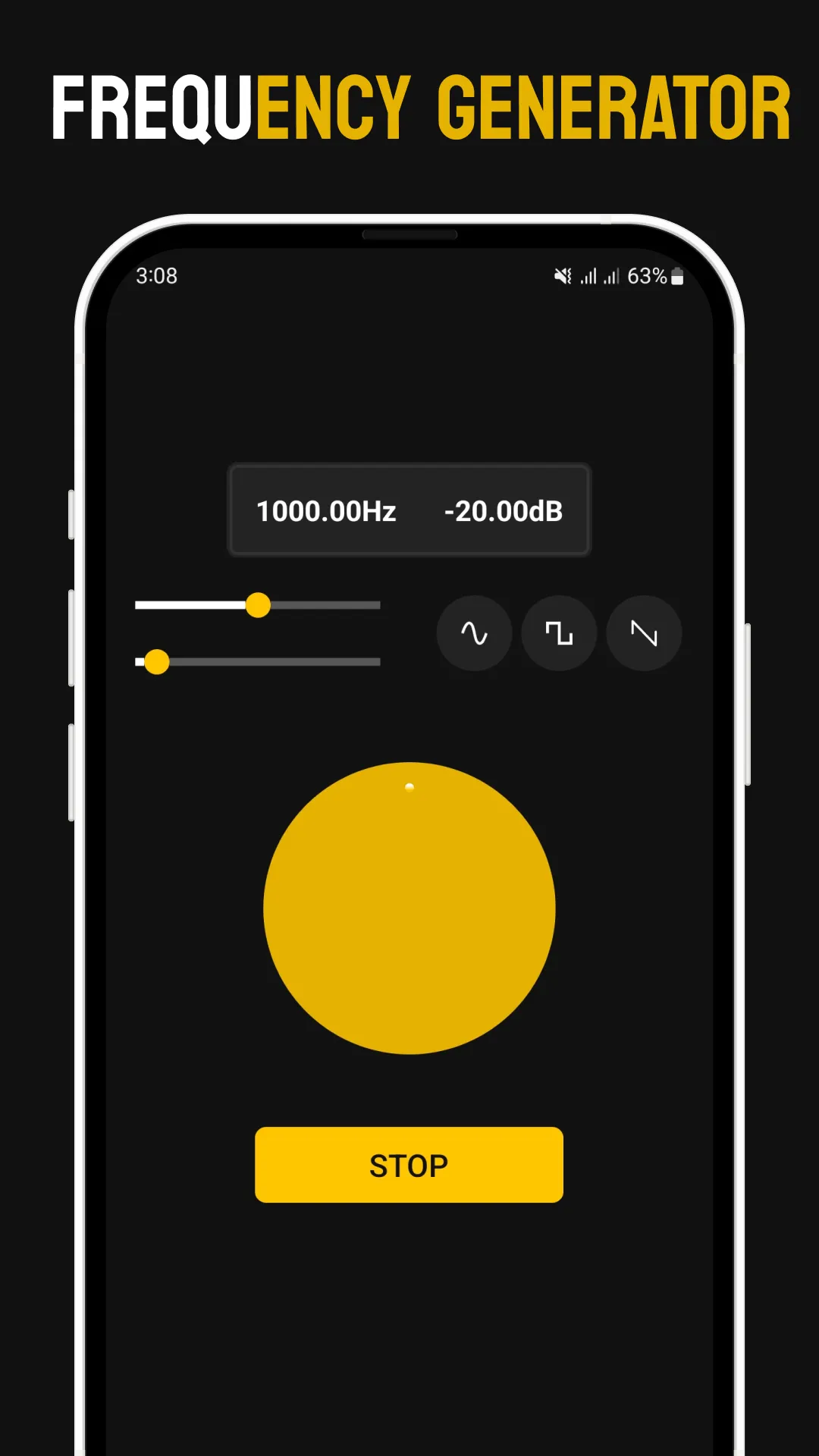 Hz Frequency Sound Generator | Indus Appstore | Screenshot