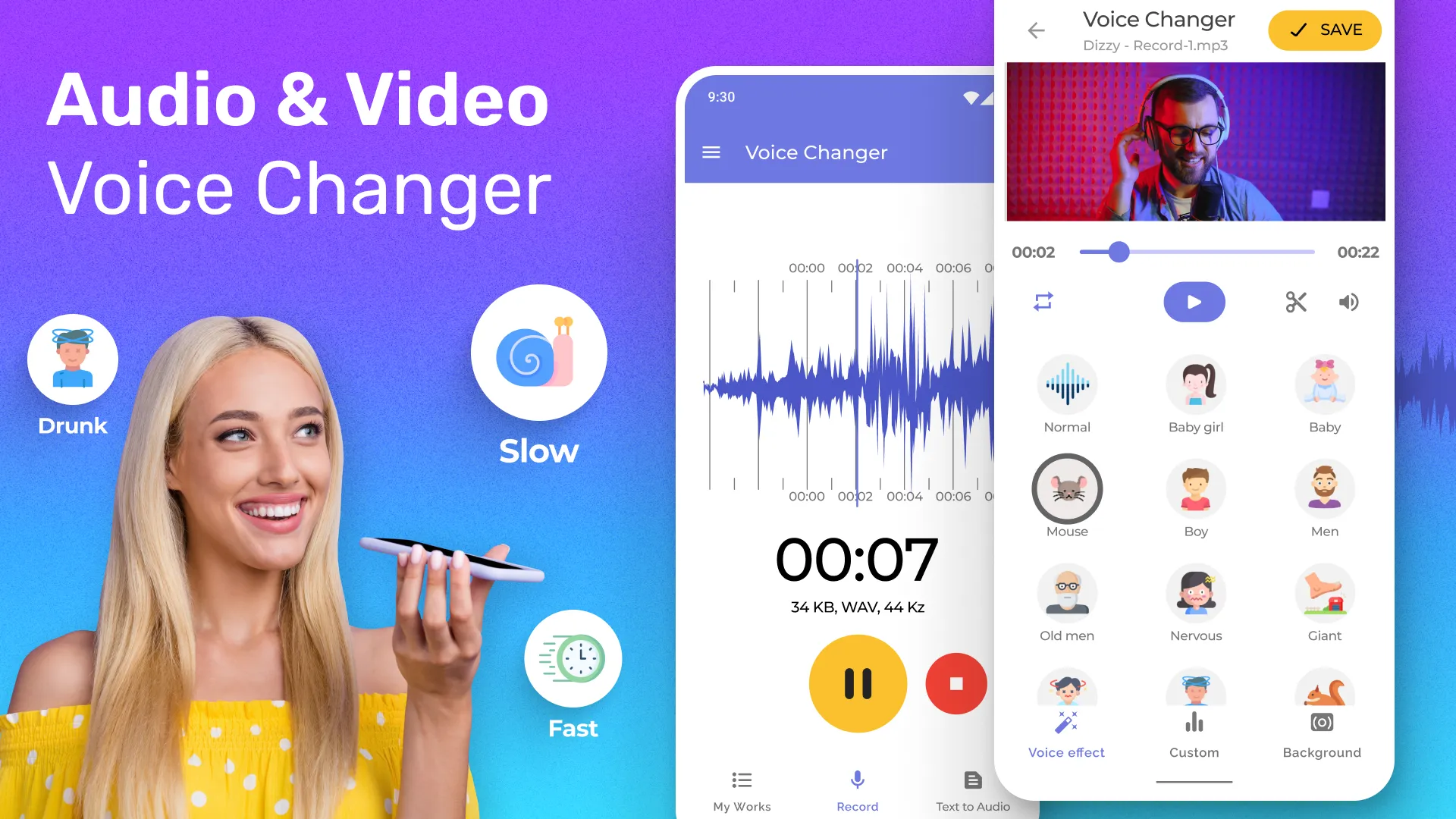 Video Voice Changer + Effects | Indus Appstore | Screenshot