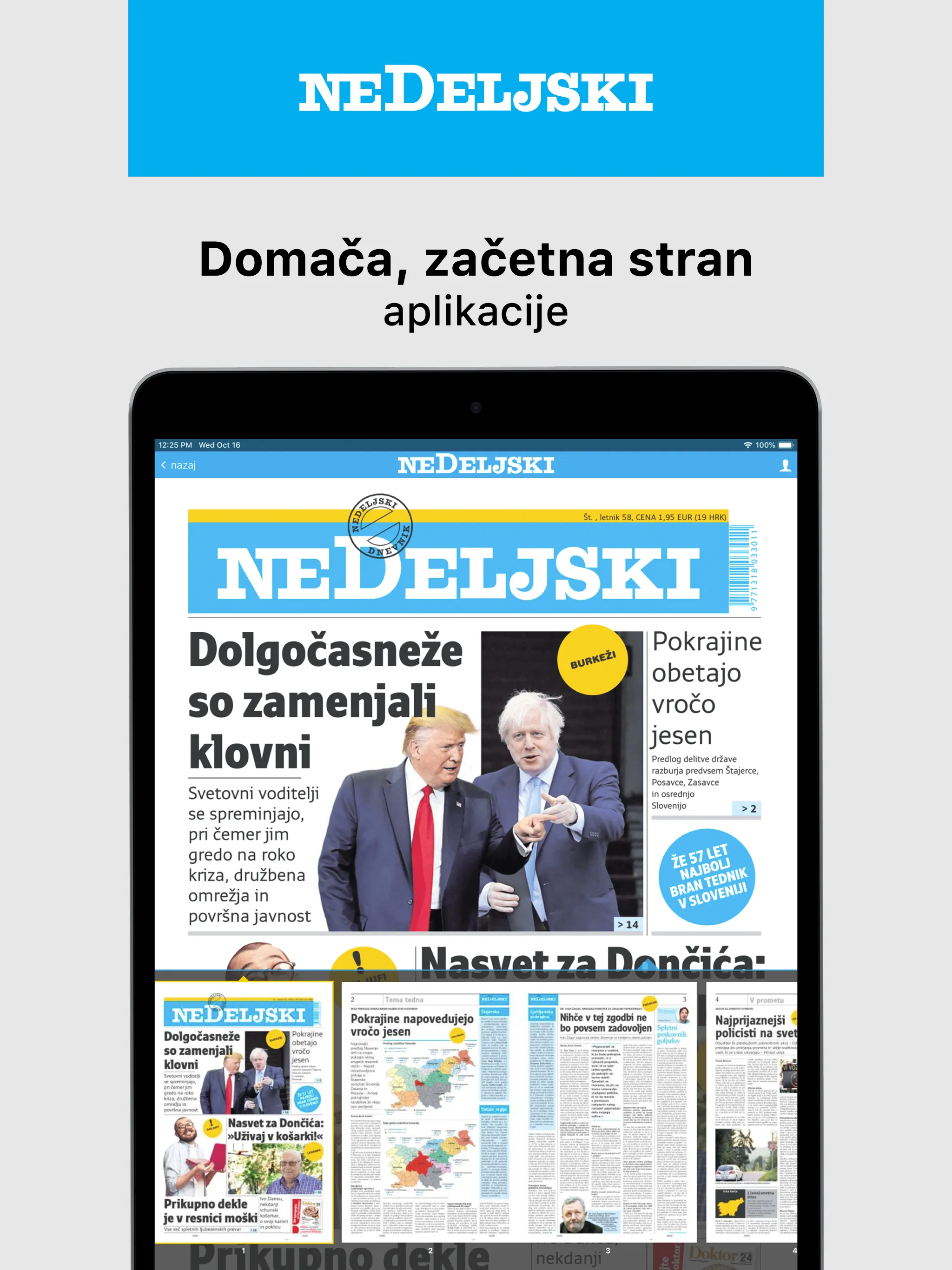 Nedeljski dnevnik: V krogu dru | Indus Appstore | Screenshot