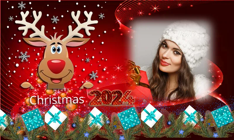 Christmas Photo Frame 2024 | Indus Appstore | Screenshot