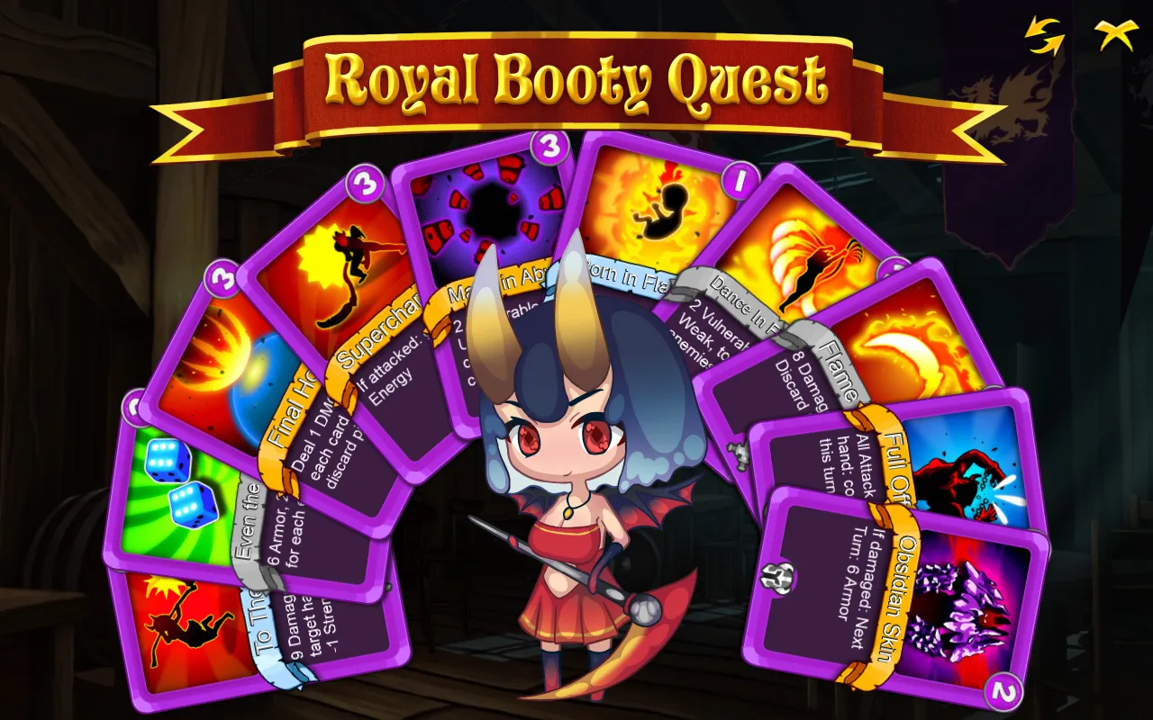 Royal Booty Quest: Card Roguel | Indus Appstore | Screenshot