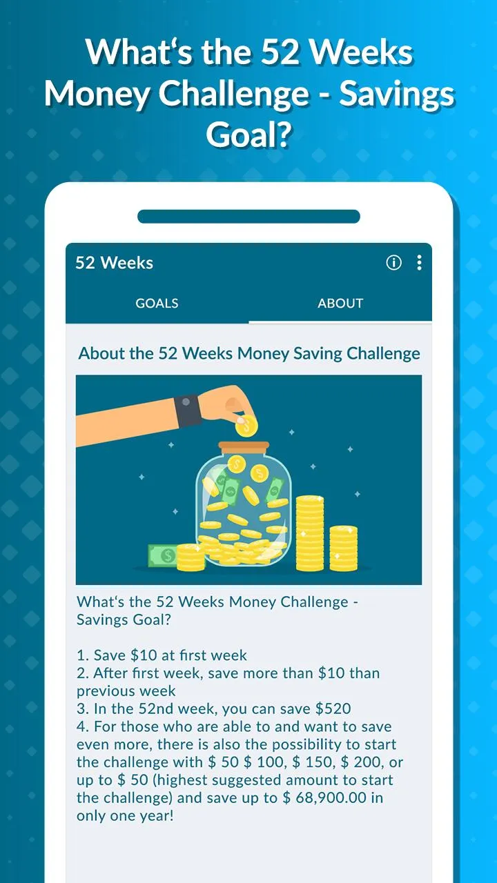 52 Weeks Money Challenge – Goa | Indus Appstore | Screenshot