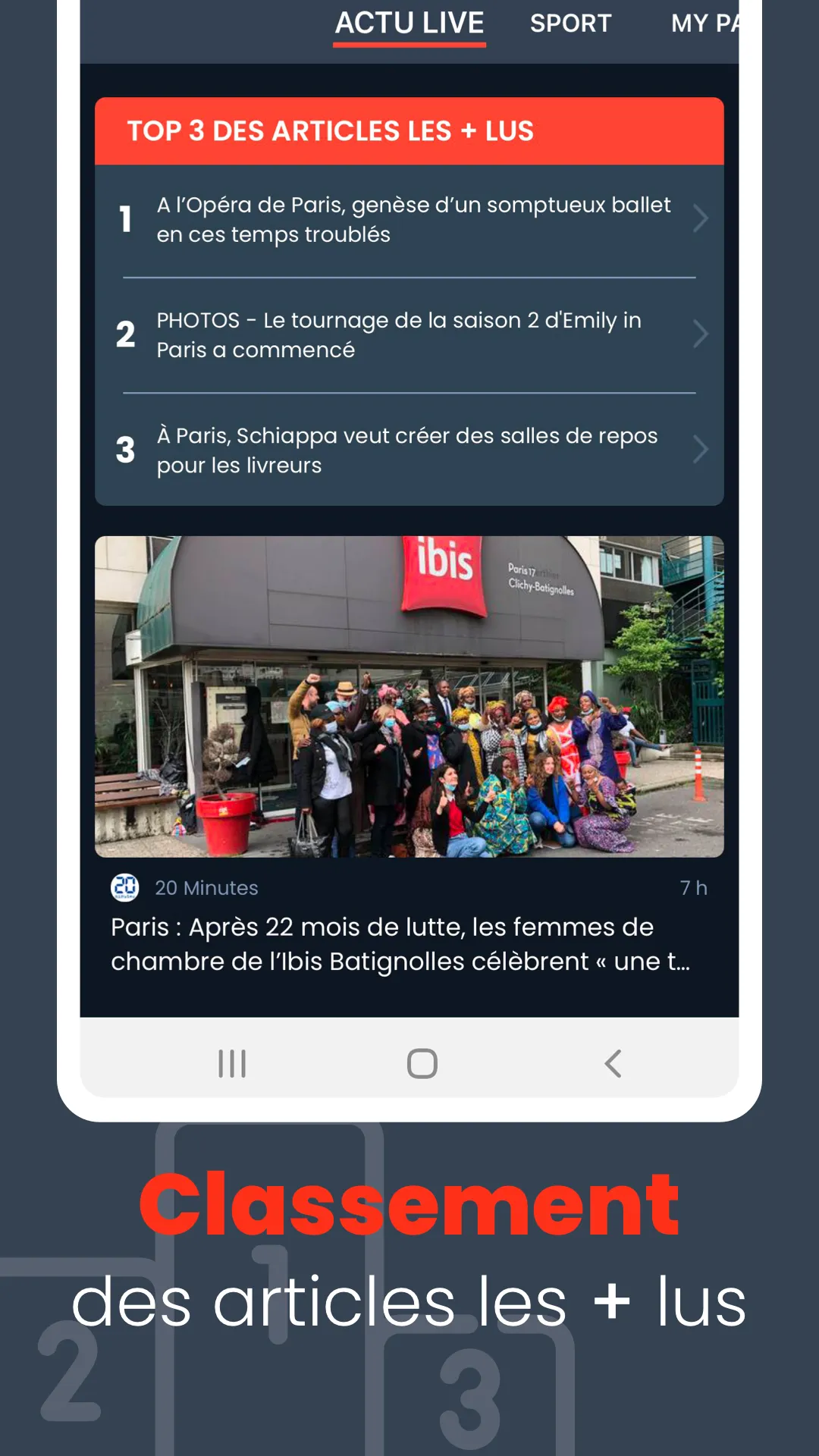 Paris Live | Indus Appstore | Screenshot