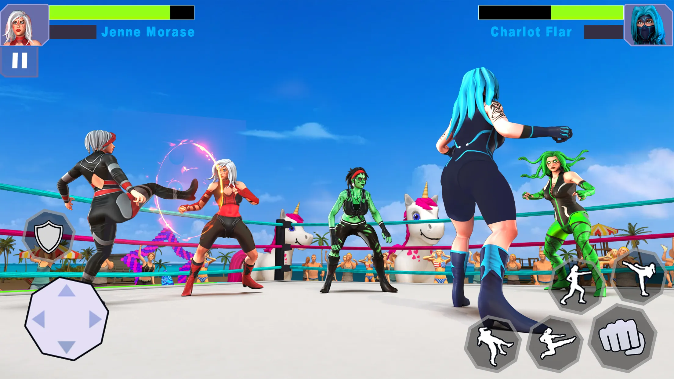 Bad Girls Wrestling Game | Indus Appstore | Screenshot