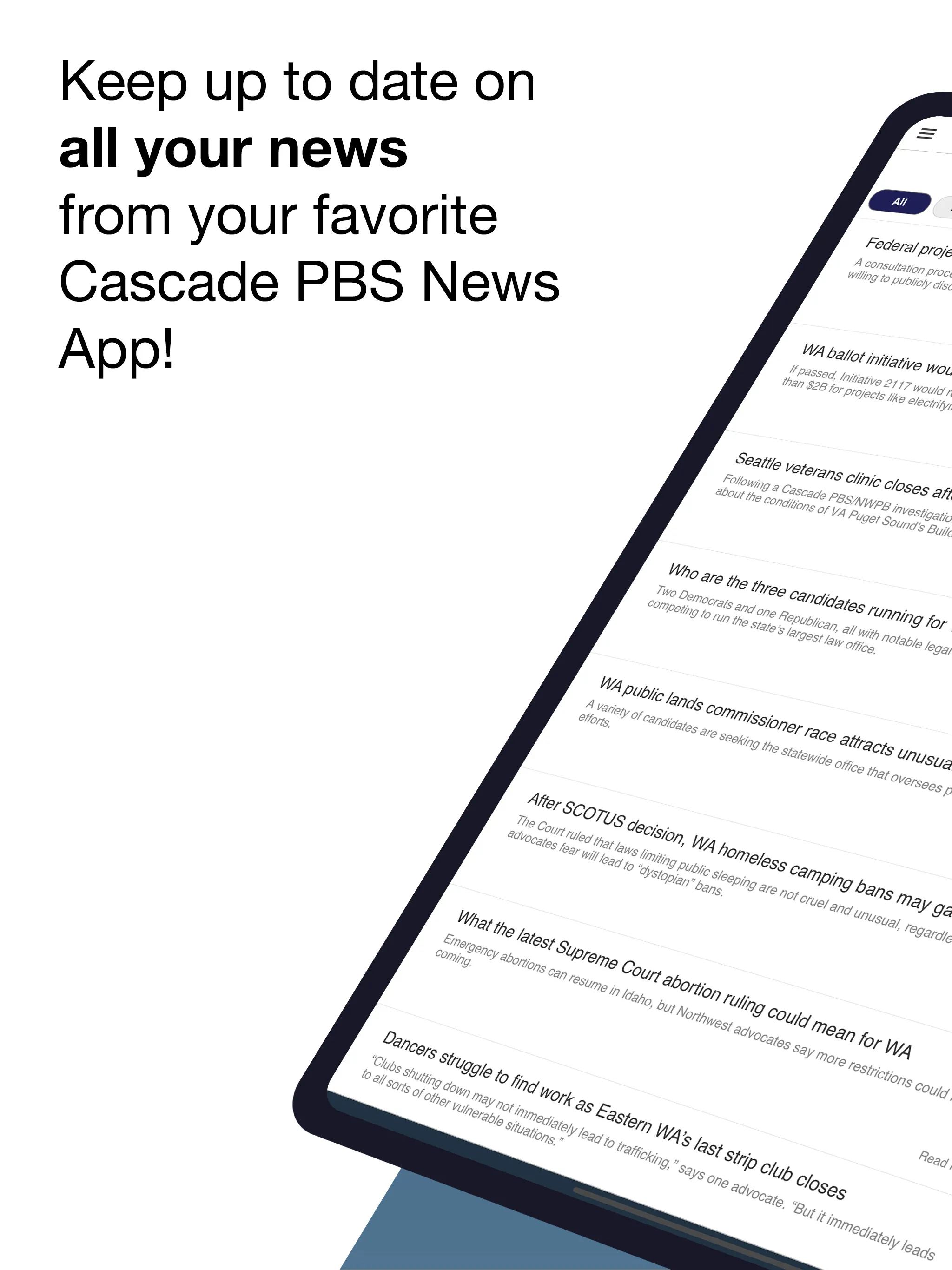 Cascade PBS News | Indus Appstore | Screenshot