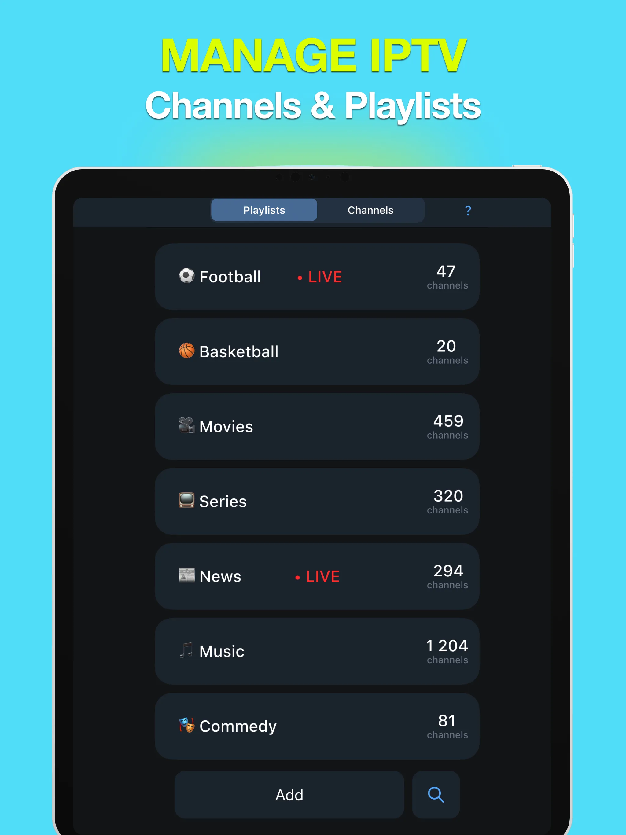 IPTV Stream Player: Live M3U | Indus Appstore | Screenshot