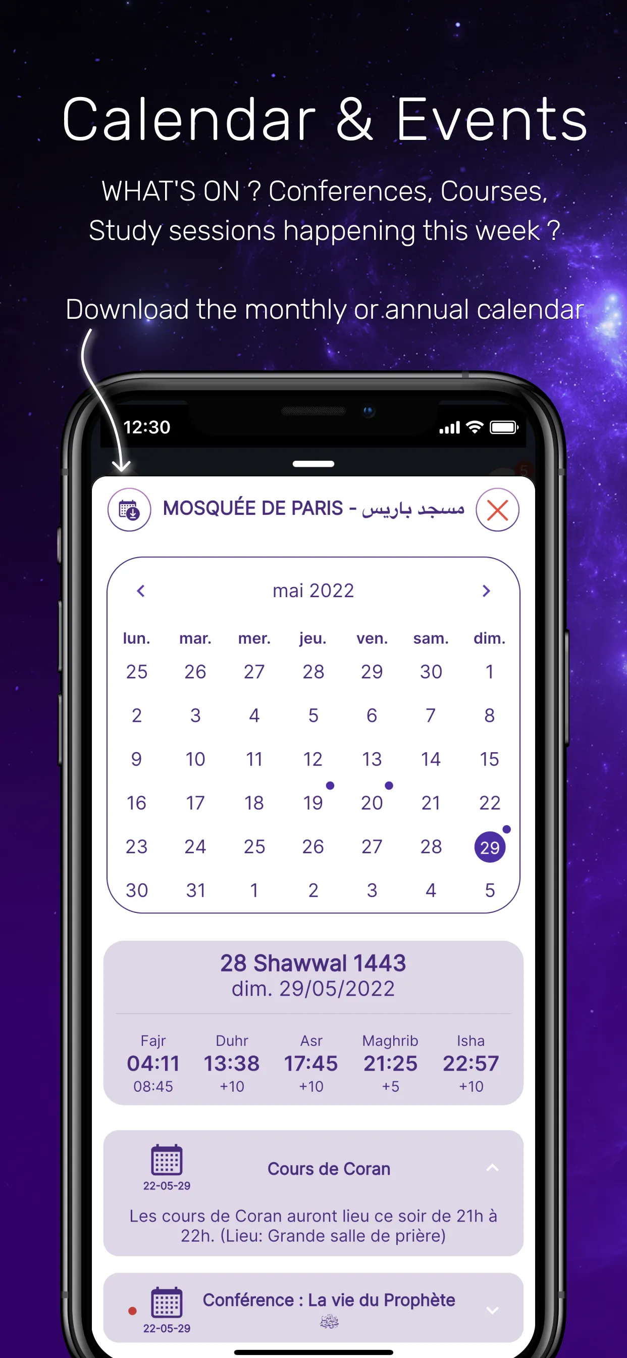 MAWAQIT: Prayer, Mosque, Quran | Indus Appstore | Screenshot