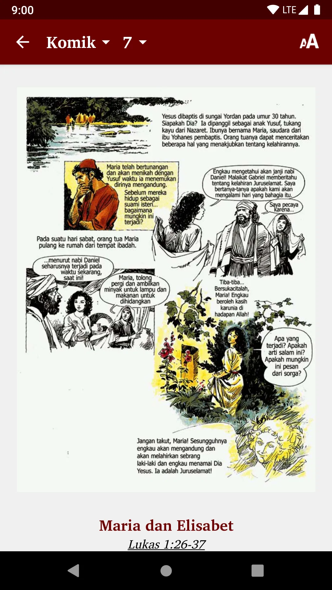 Komik Yesus Hidup | Indus Appstore | Screenshot