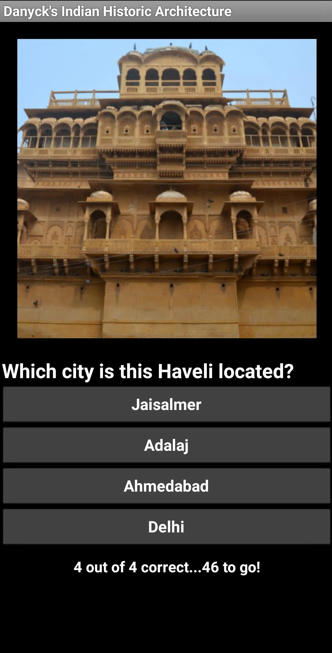 Indian Historical Arch Quiz | Indus Appstore | Screenshot