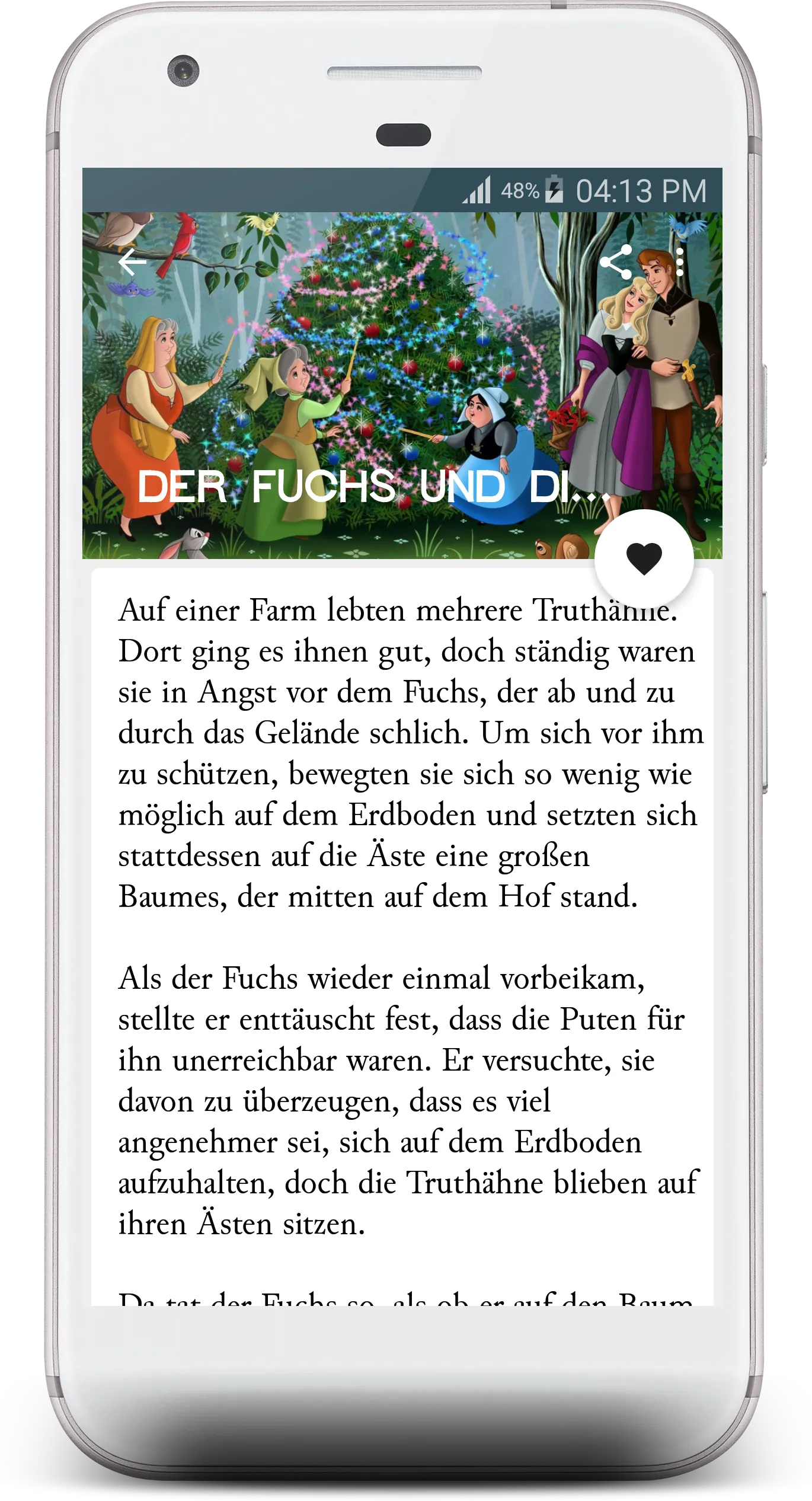 Deutsche Fabeln | Indus Appstore | Screenshot