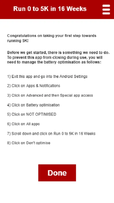 Run 0 to 5K in 16 Weeks | Indus Appstore | Screenshot