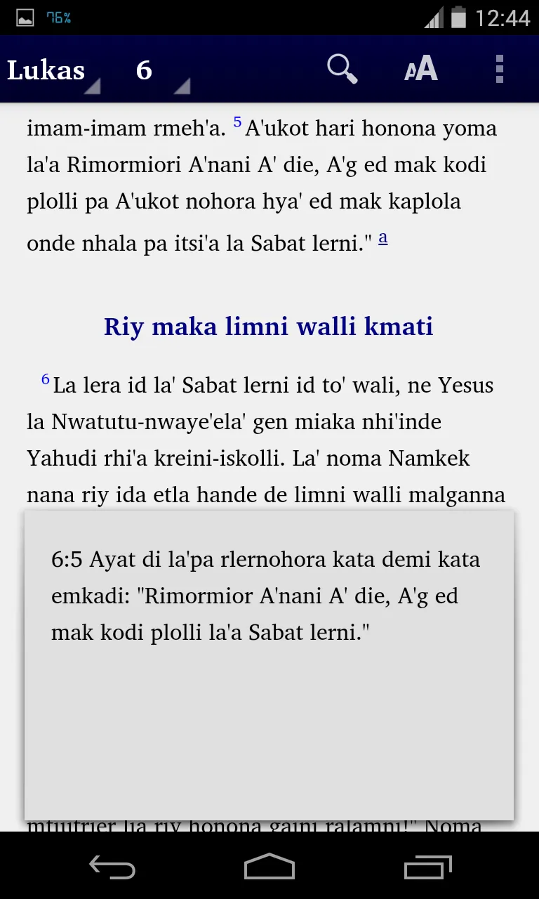 Alkitab Luang | Indus Appstore | Screenshot