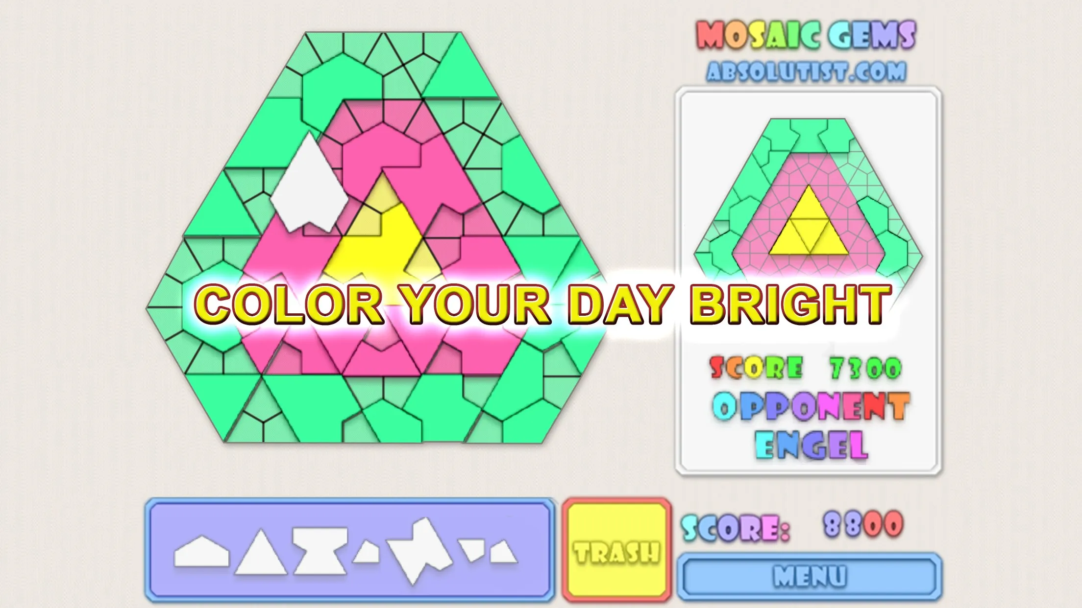 Mosaic Gems: Jigsaw Puzzle | Indus Appstore | Screenshot