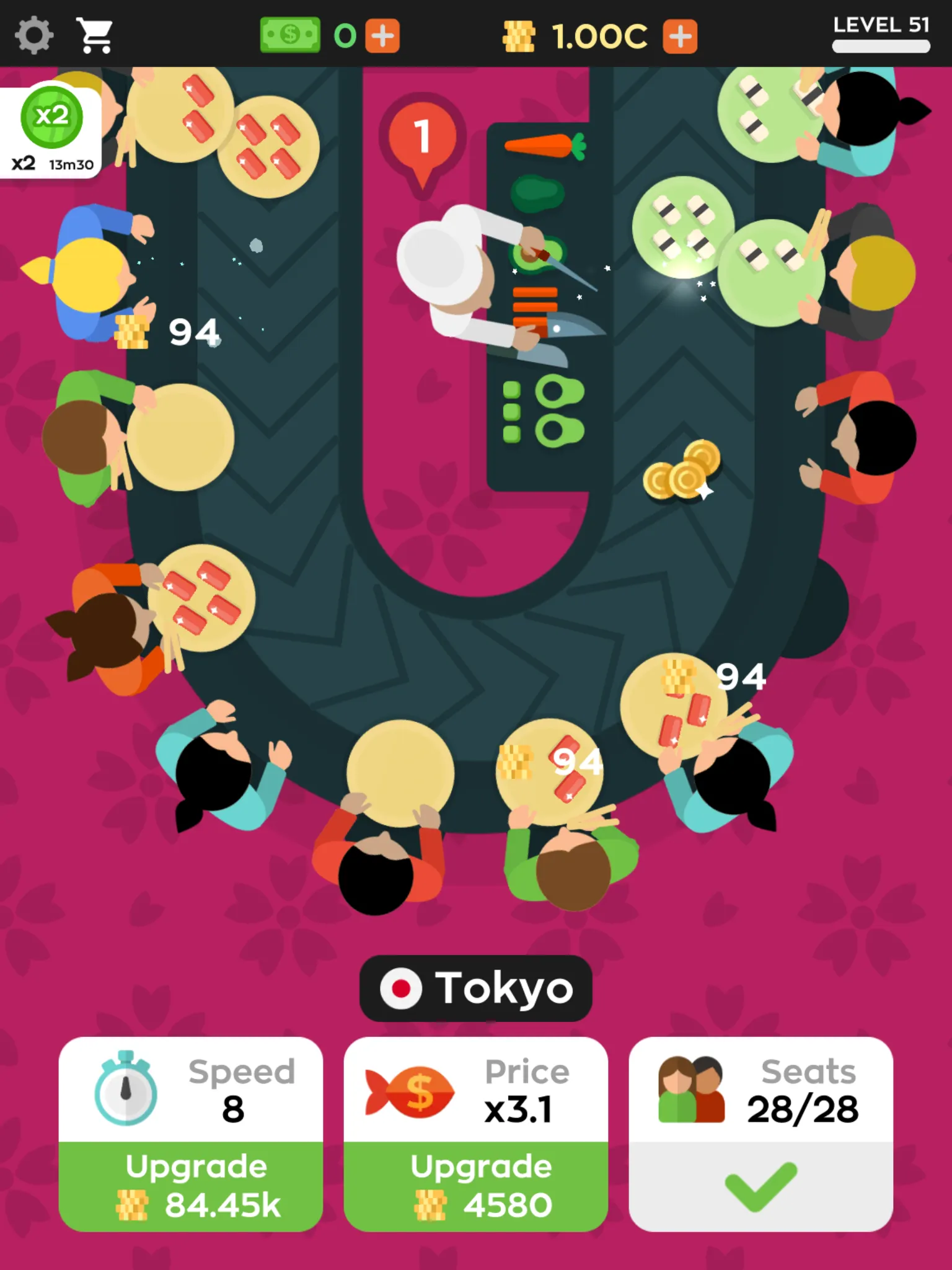 Sushi Bar Idle | Indus Appstore | Screenshot