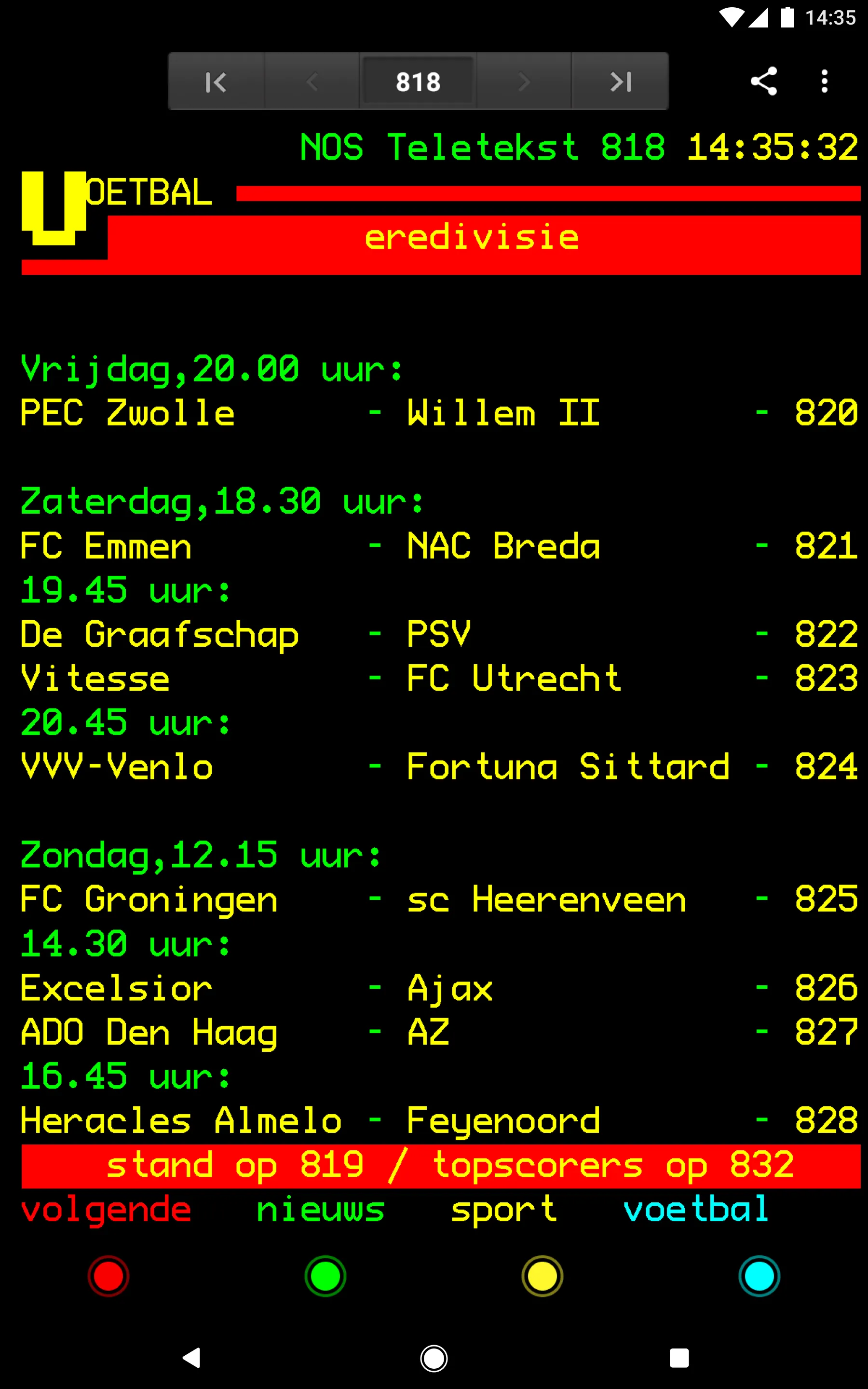 Teletekst | Indus Appstore | Screenshot