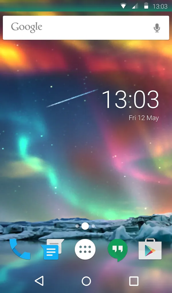 Aurora Live Wallpaper Theme | Indus Appstore | Screenshot