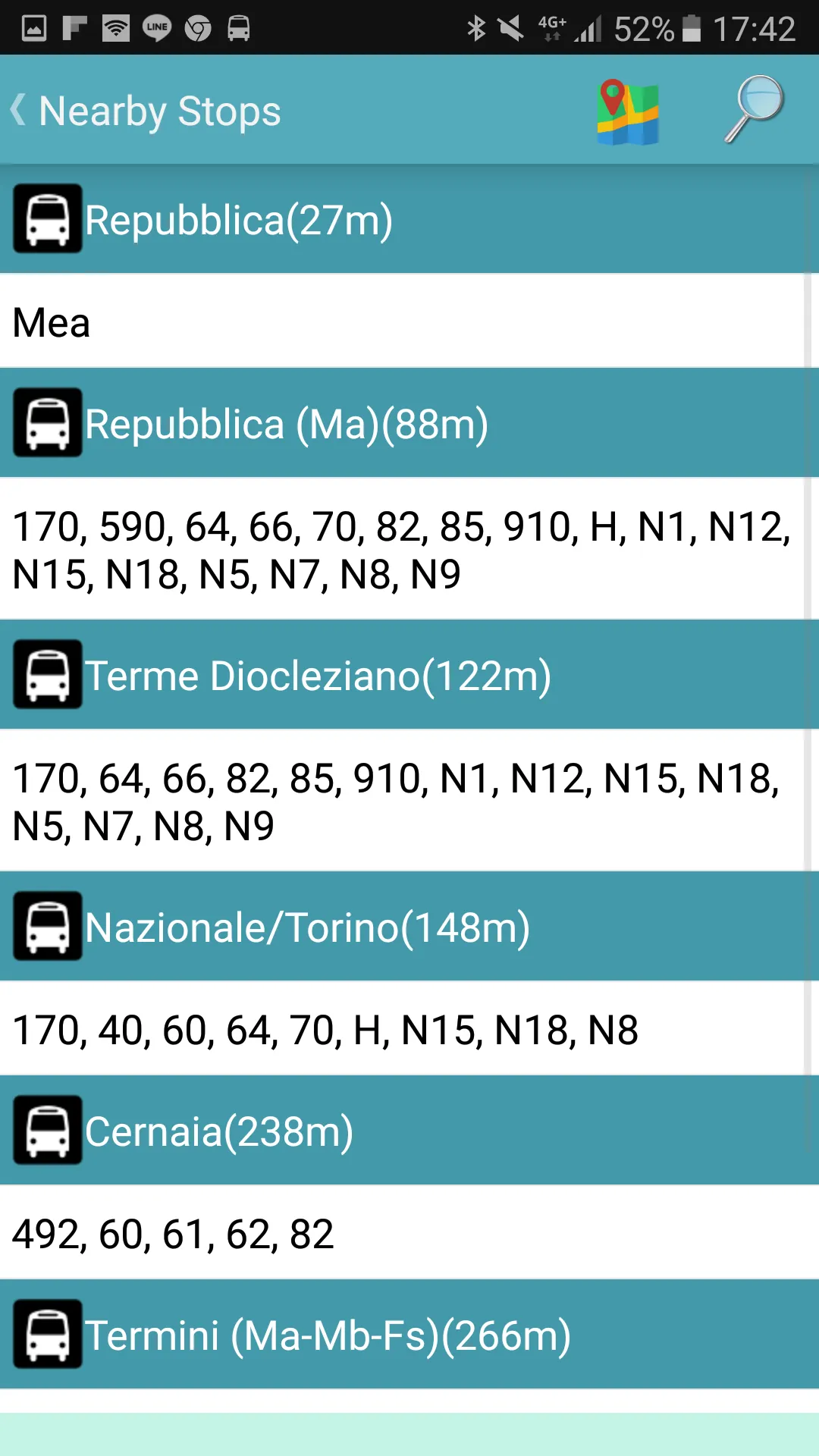 Rome Bus Realtime Tracker | Indus Appstore | Screenshot