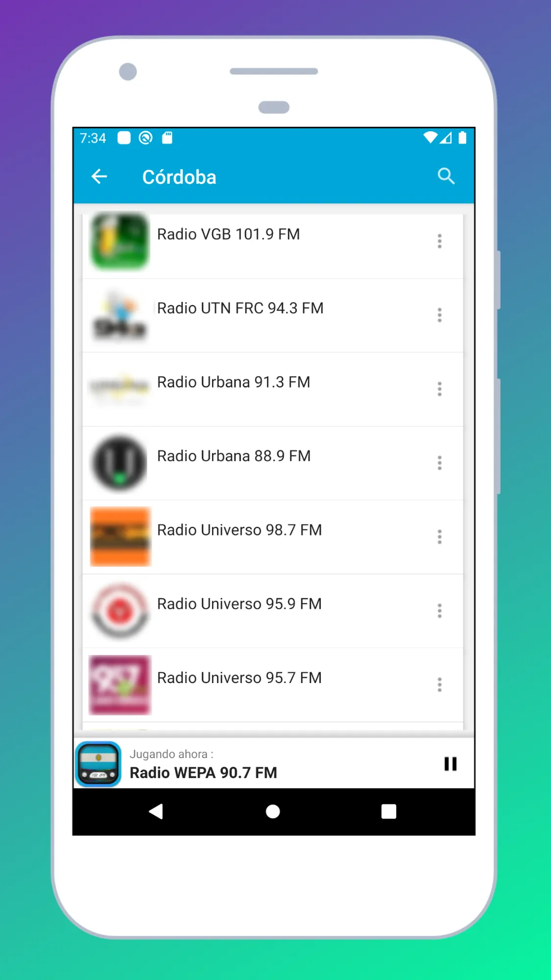 Radio Argentina + Radio Online | Indus Appstore | Screenshot