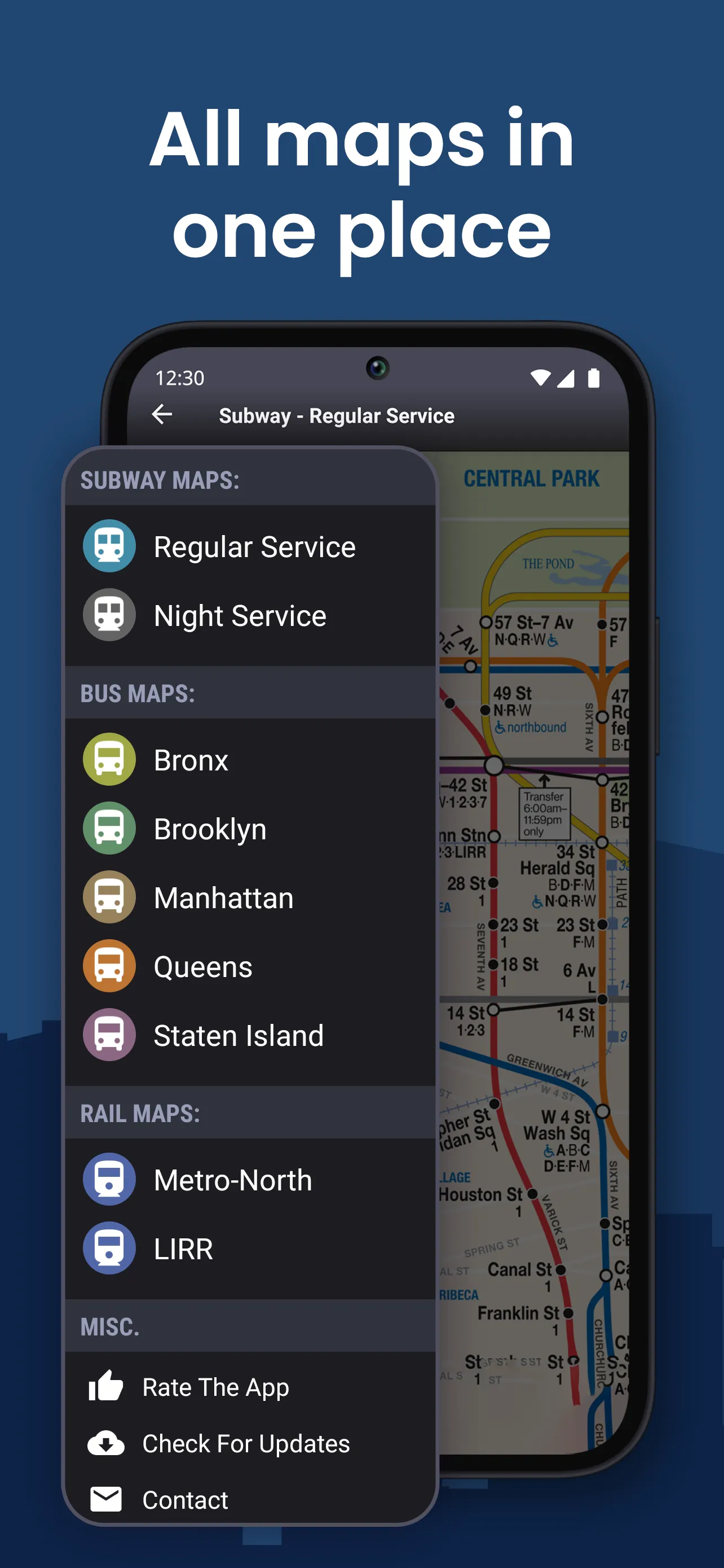 NYC Subway Map & MTA Bus Maps | Indus Appstore | Screenshot