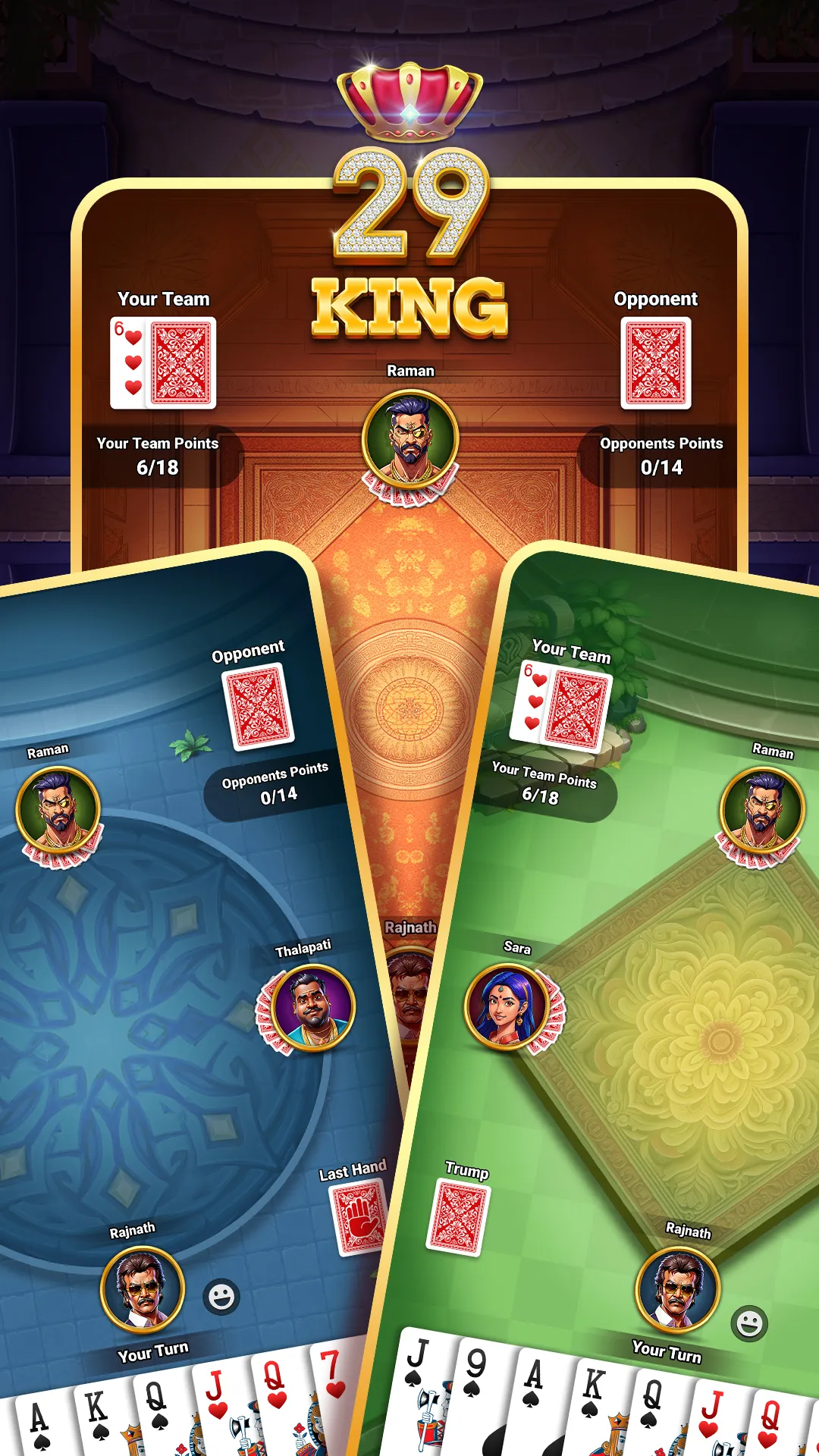 29 King  card game India | Indus Appstore | Screenshot