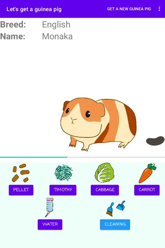 Let`s raise a guinea pig! | Indus Appstore | Screenshot