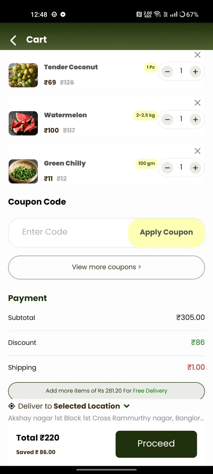 Lushful: Organic Food Delivery | Indus Appstore | Screenshot
