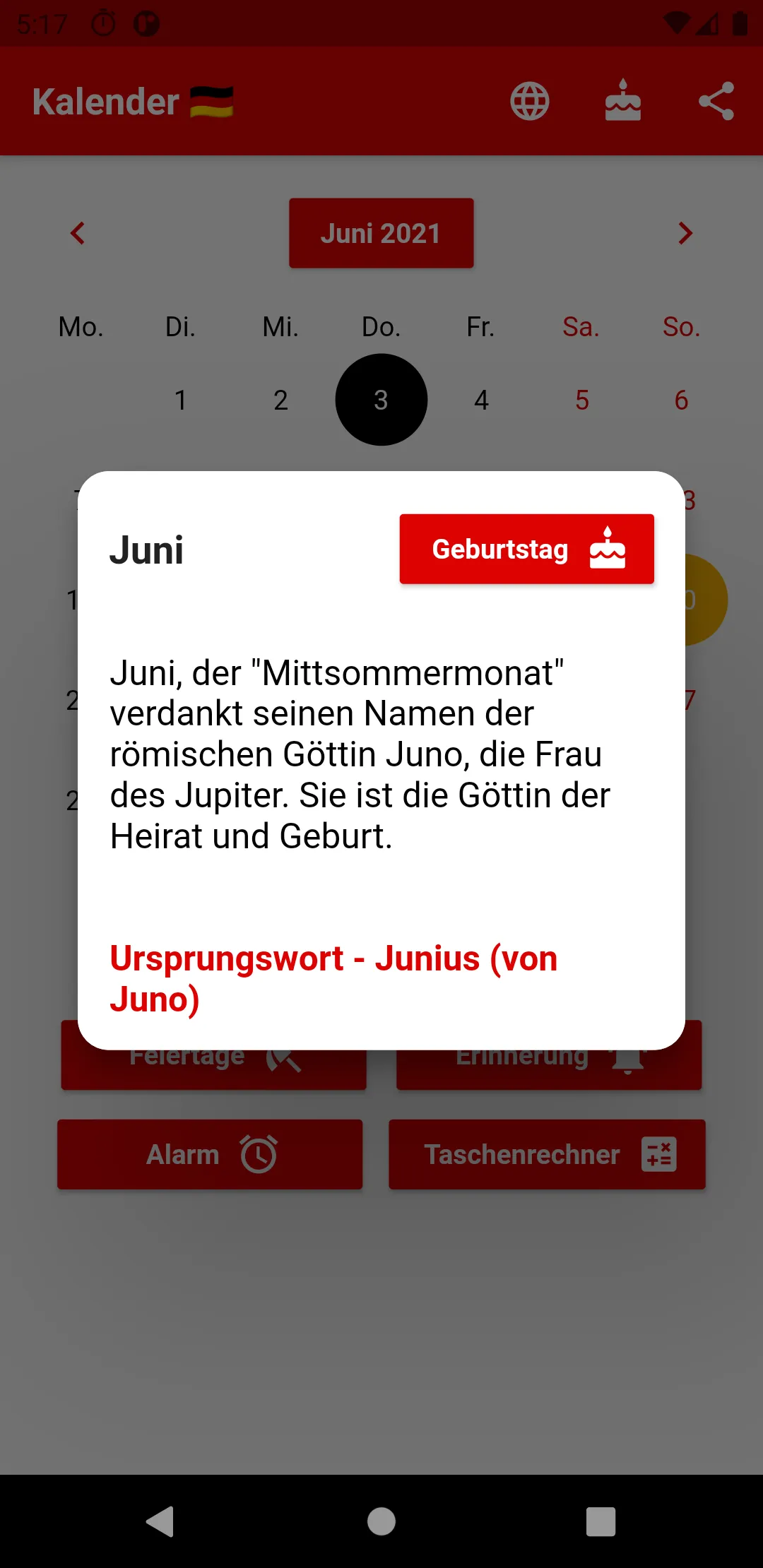 Deutscher Kalender 2024 | Indus Appstore | Screenshot