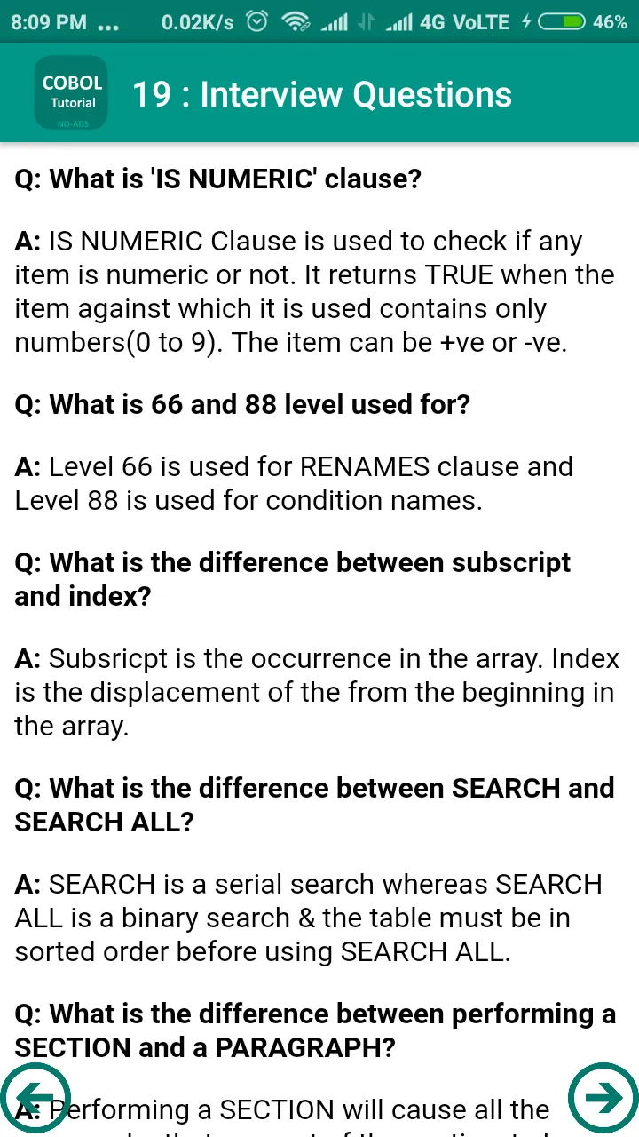 COBOL Tutorial | Indus Appstore | Screenshot