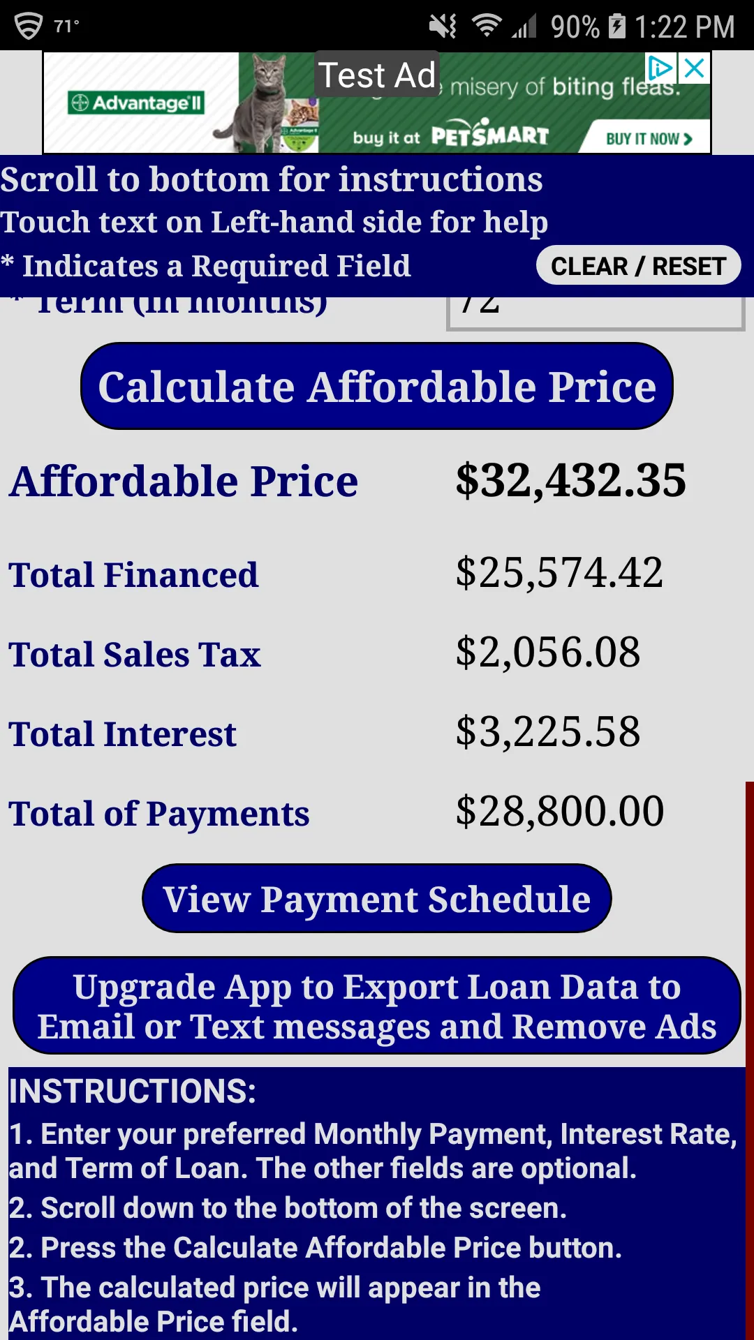 Car Truck Payment Calculator | Indus Appstore | Screenshot