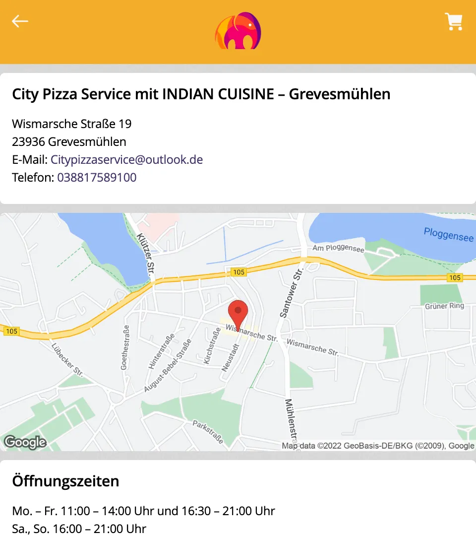 City Pizza Grevesmühlen | Indus Appstore | Screenshot