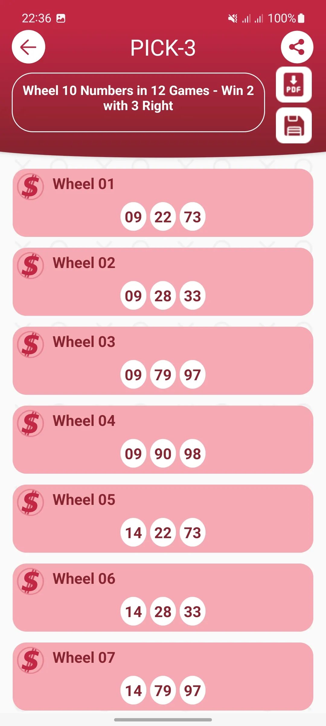 Lottery Wheeling | Indus Appstore | Screenshot