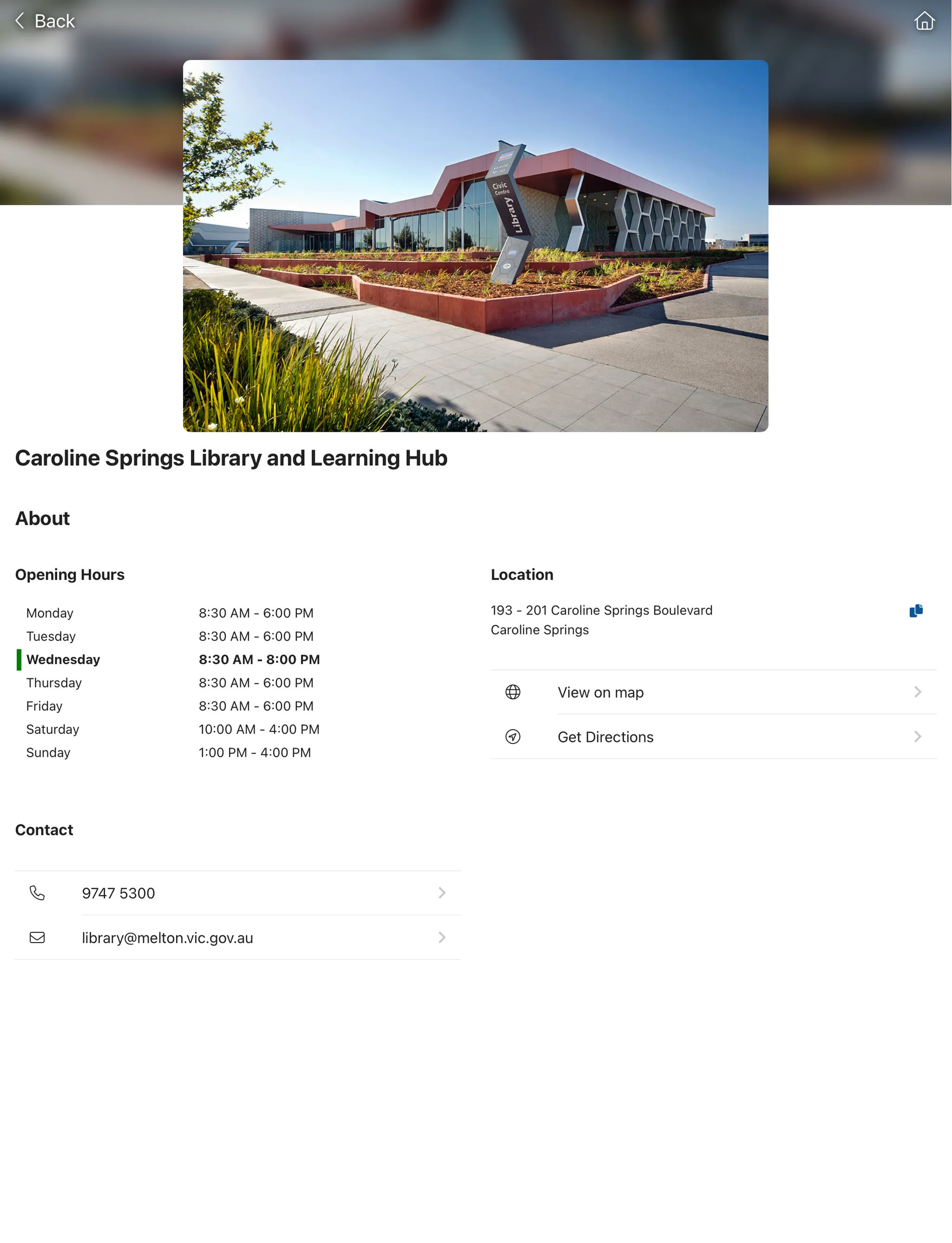 Melton City Libraries | Indus Appstore | Screenshot