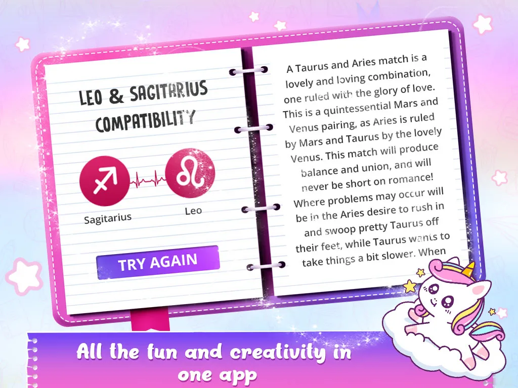 DIY Unicorn Girls Secret Diary | Indus Appstore | Screenshot