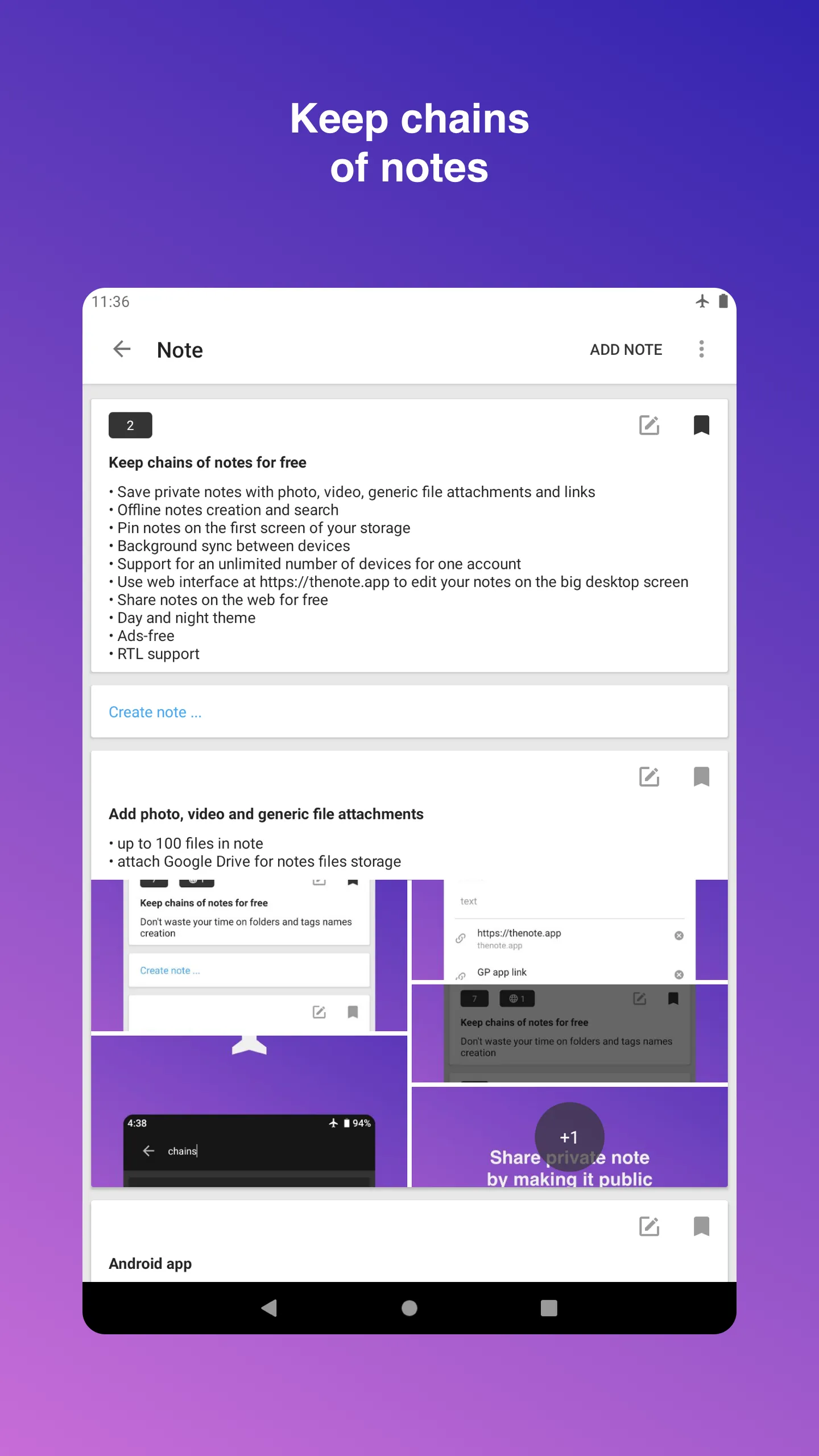 TheNote.app - Chains Of Notes | Indus Appstore | Screenshot