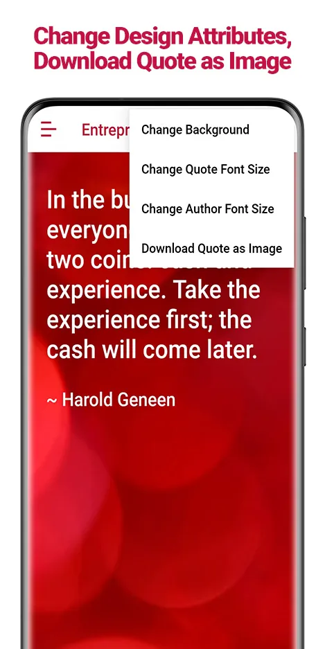 Quotes for Entrepreneurs | Indus Appstore | Screenshot