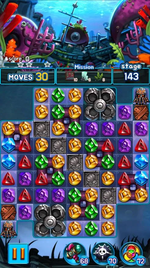 Jewel Kraken: Match 3 Blast | Indus Appstore | Screenshot