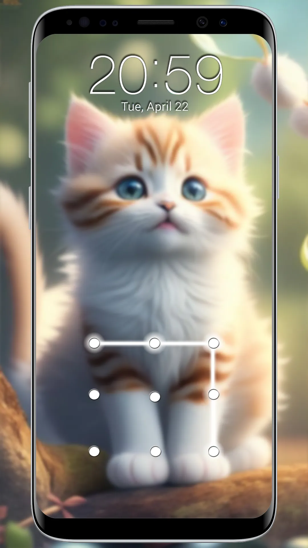 Kitty Cat Lock Screen | Indus Appstore | Screenshot