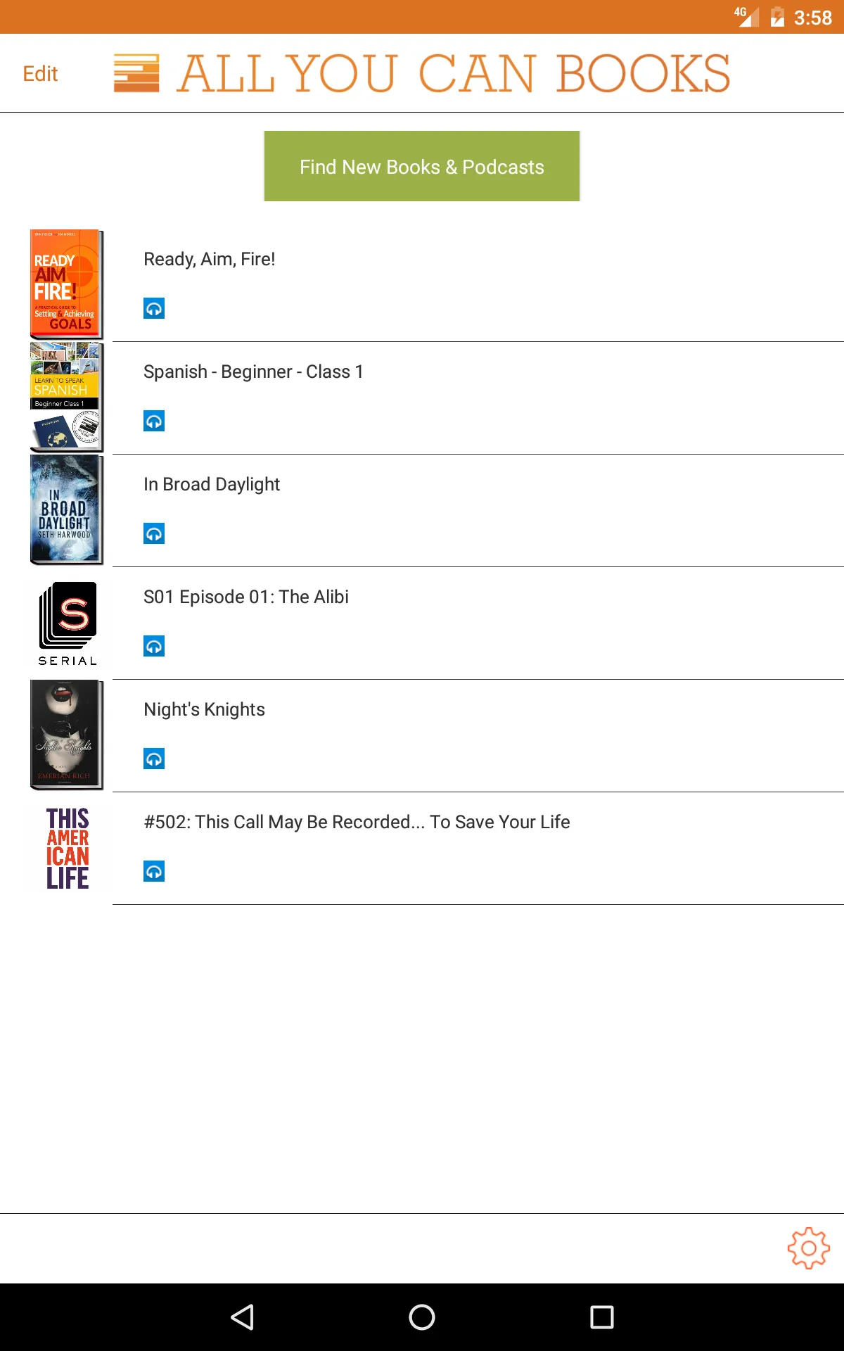 Unlimited AudioBooks | Indus Appstore | Screenshot