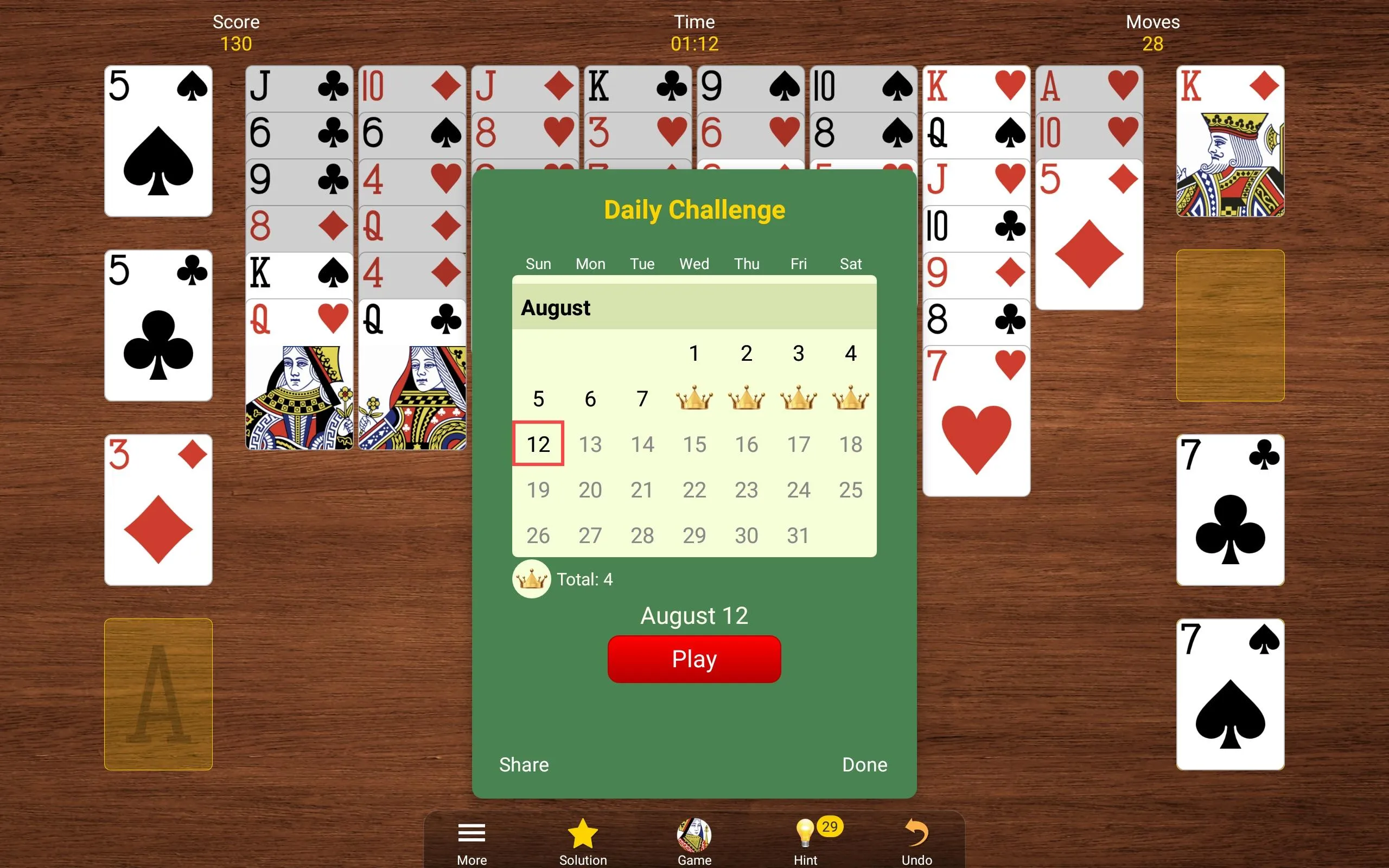 FreeCell by Logify | Indus Appstore | Screenshot