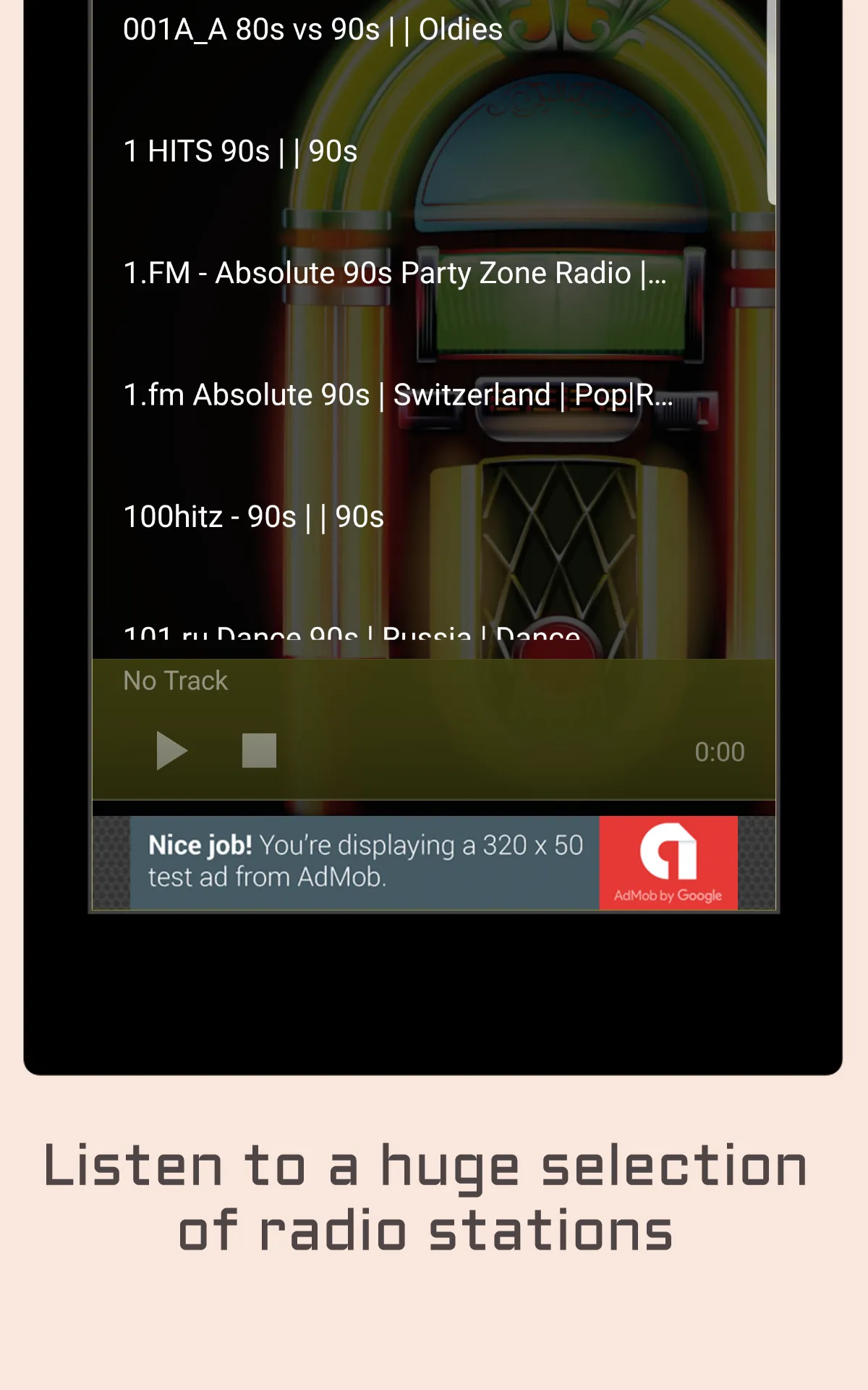 90s Music Radio Stations | Indus Appstore | Screenshot