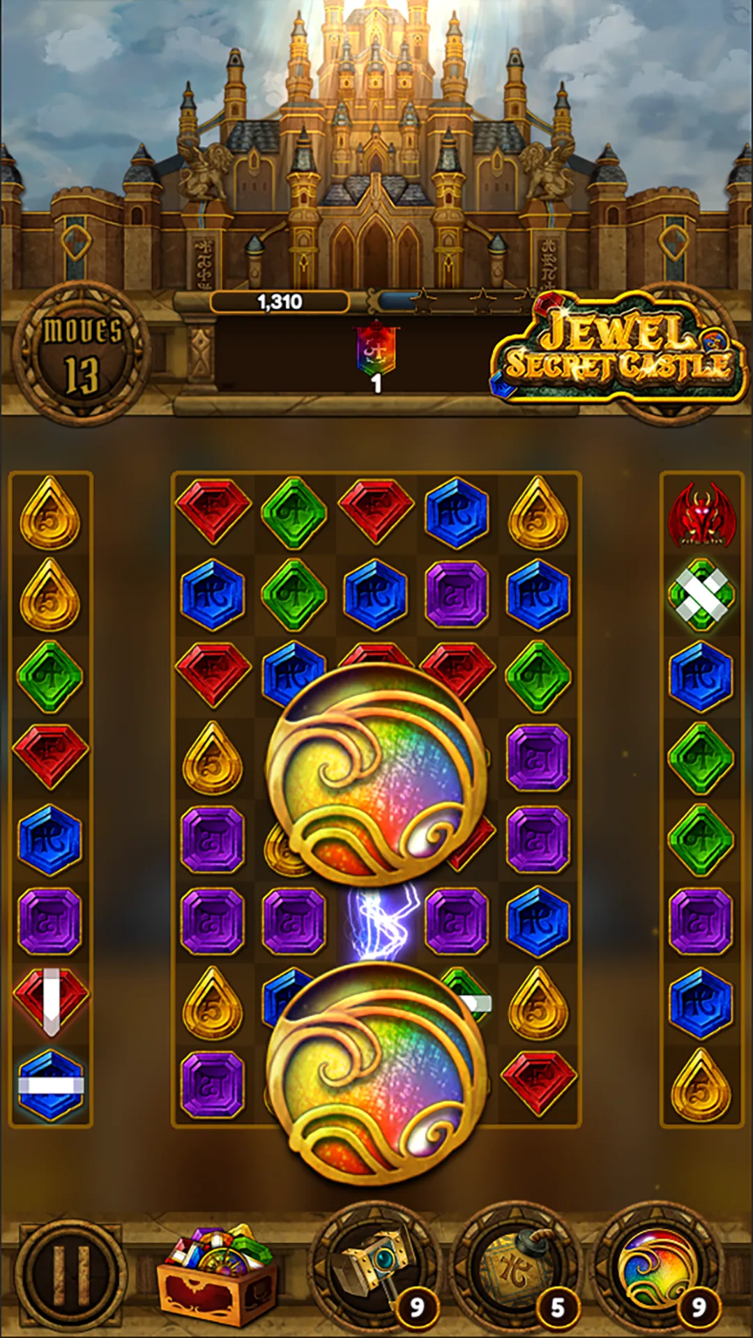 Jewel Secret Castle: Match 3 | Indus Appstore | Screenshot