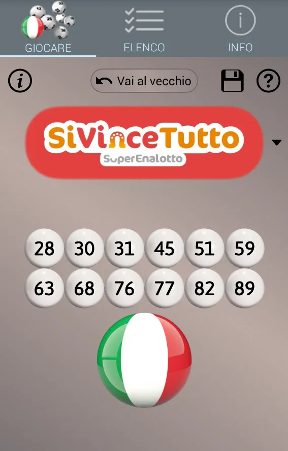 Lotto Italia: Algoritmo | Indus Appstore | Screenshot