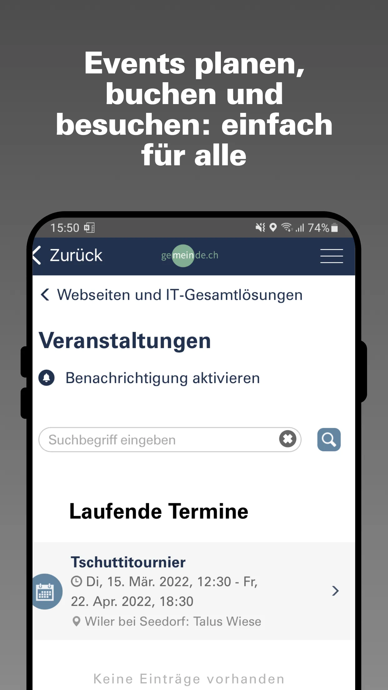 Gemeinde.ch | Indus Appstore | Screenshot