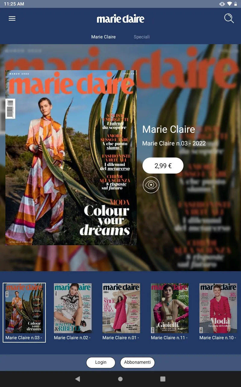 Marie Claire Italia | Indus Appstore | Screenshot