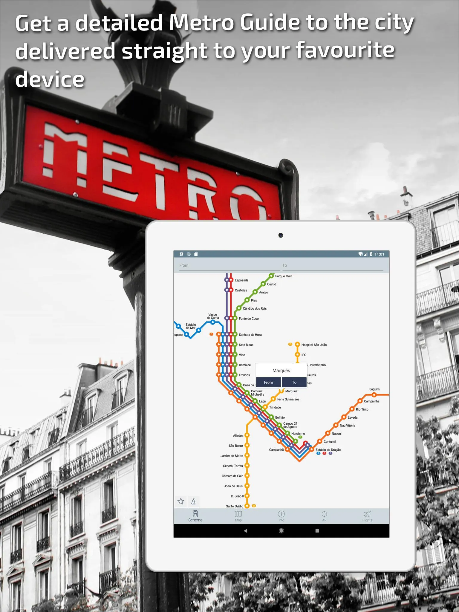 Porto Metro Guide and Planner | Indus Appstore | Screenshot