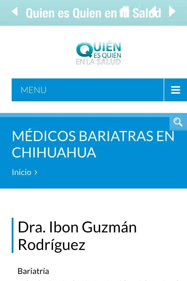 Quién es Quién en la Salud | Indus Appstore | Screenshot