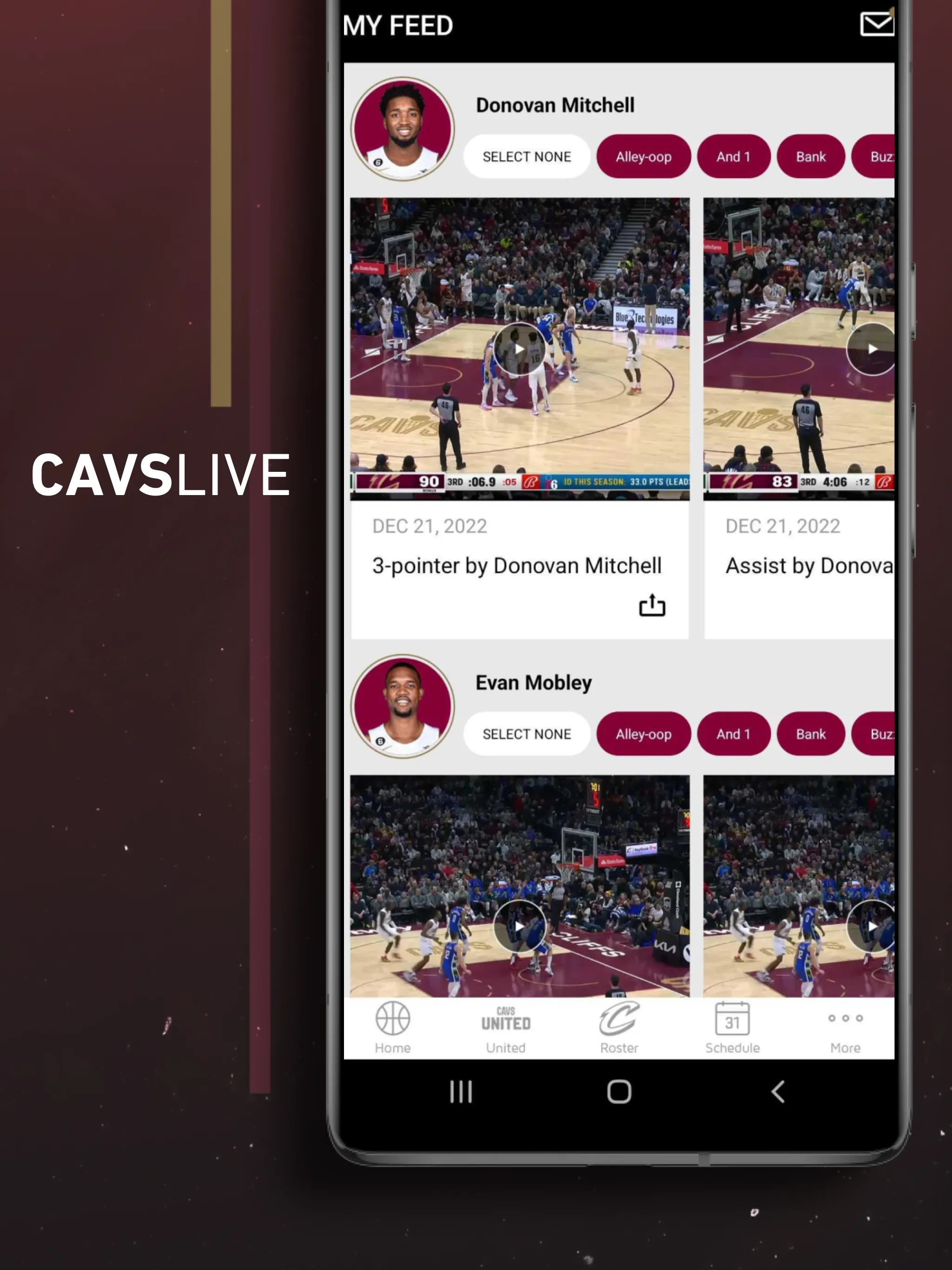 Cleveland Cavaliers | Indus Appstore | Screenshot