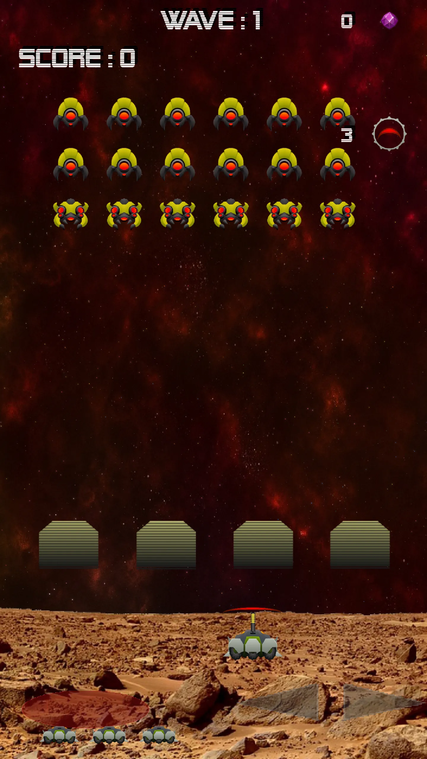 Invaders Mars Defender | Indus Appstore | Screenshot