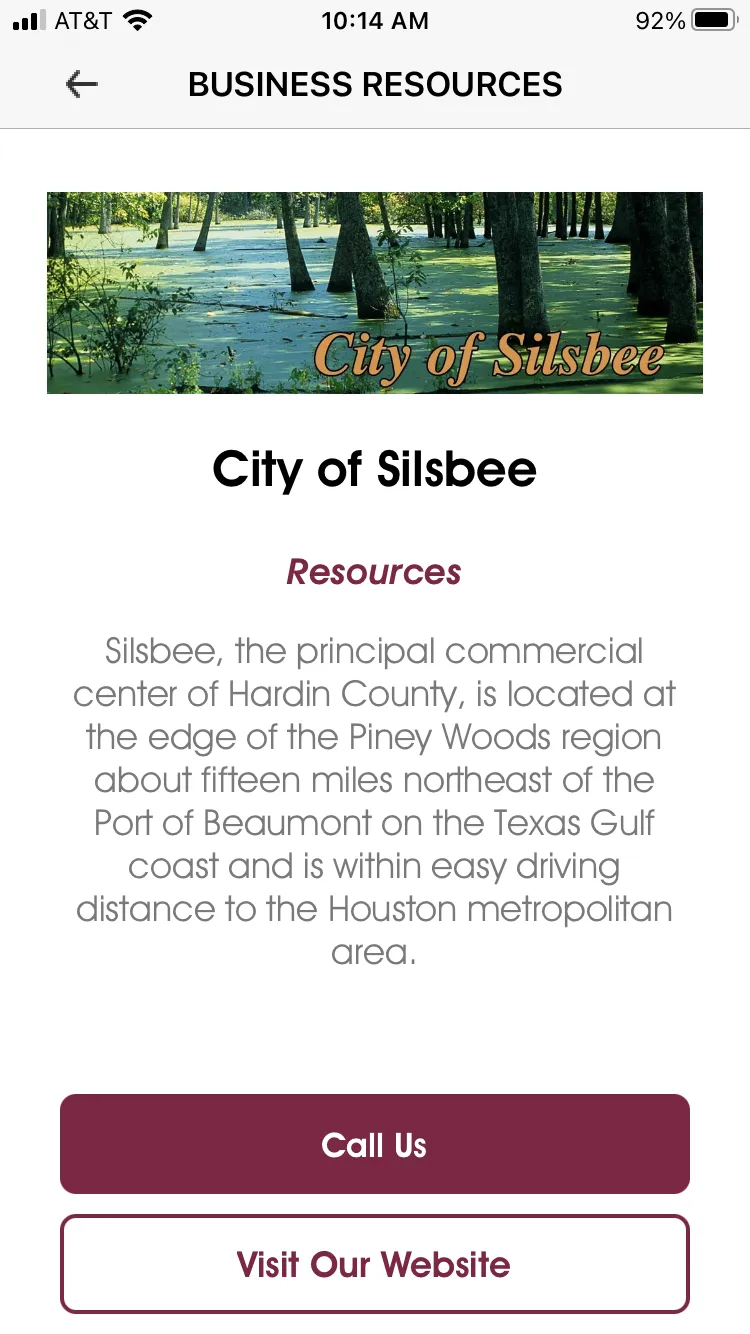 Silsbee Chamber Of Commerce | Indus Appstore | Screenshot